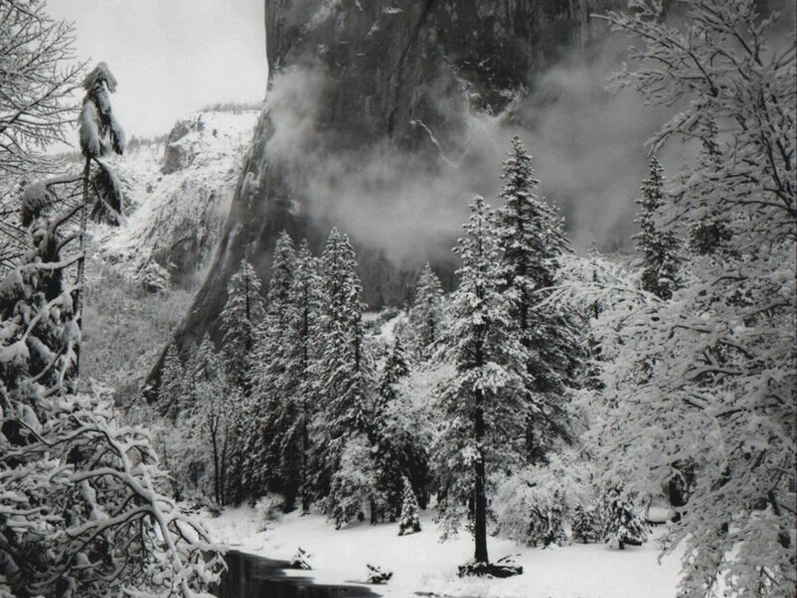 El Capitan, Winter, Yosemite National Park, California 1942