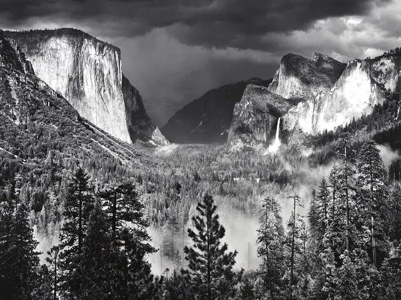 Thunderstrom Yosemite Valley Ansel 1945