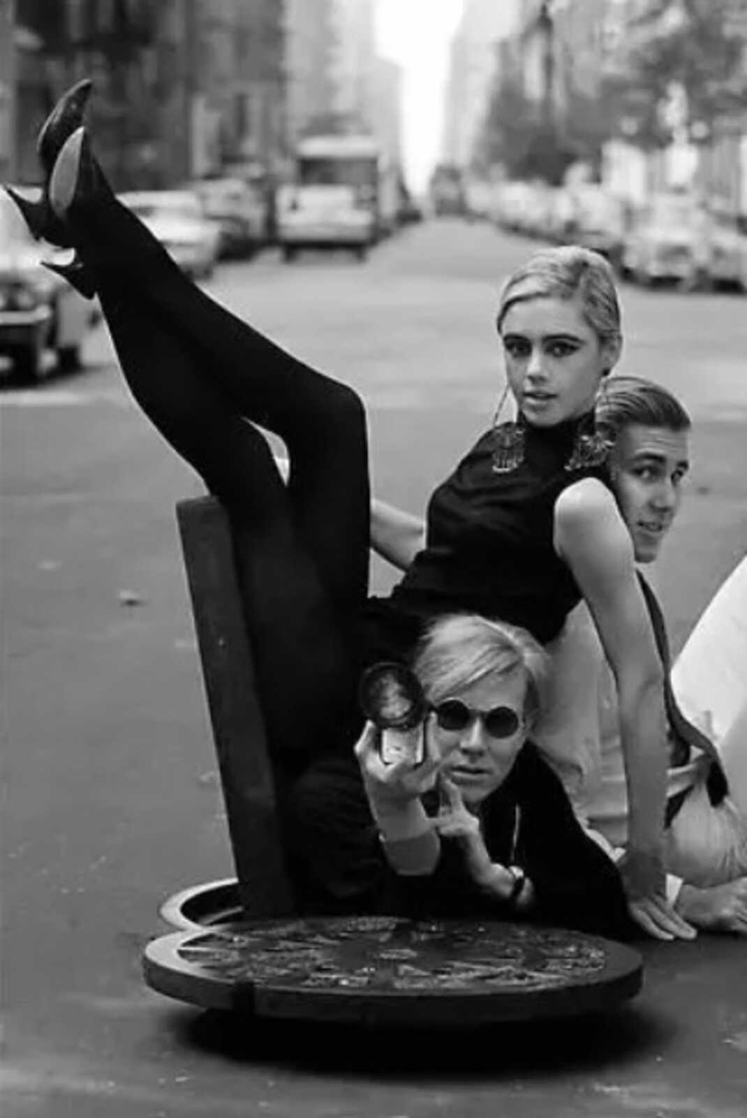 Andy Warhol with Edie Sedgwick and Chuck Wein, New York, 1965 Burt Glinn