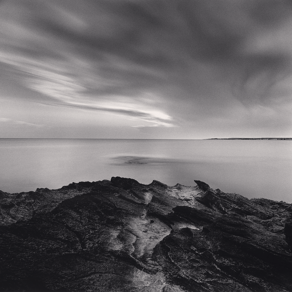 Dusk Seascape, Ses Covetes, Mallorca, Spain. 2017