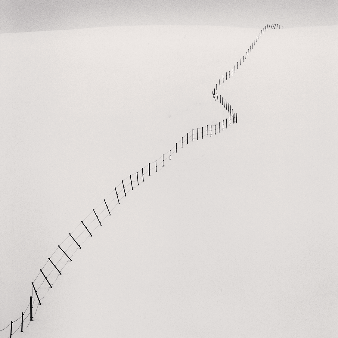 Hillside Fence, Study 2, Teshikaga, Hokkaido, Japan. 2002