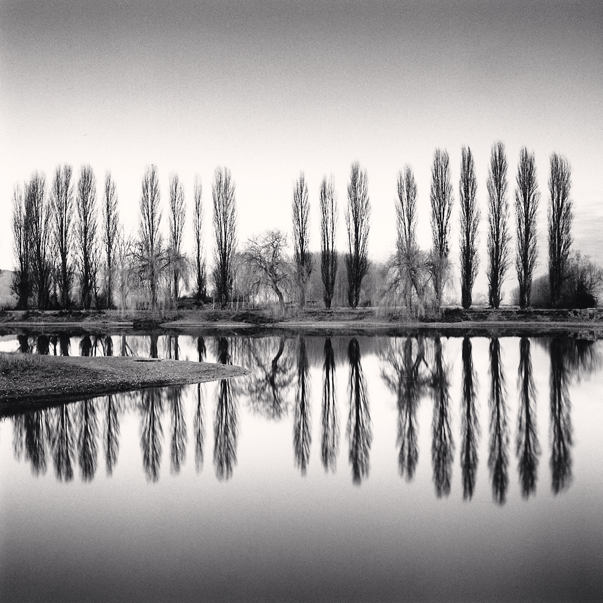 Ortucchio Lake Reflection, Fucino, Abruzzo, Italy. 2016