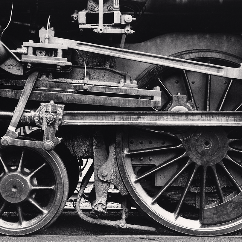 Steam Locomotive Detail, Halifax, West Yorkshire, England. 1984