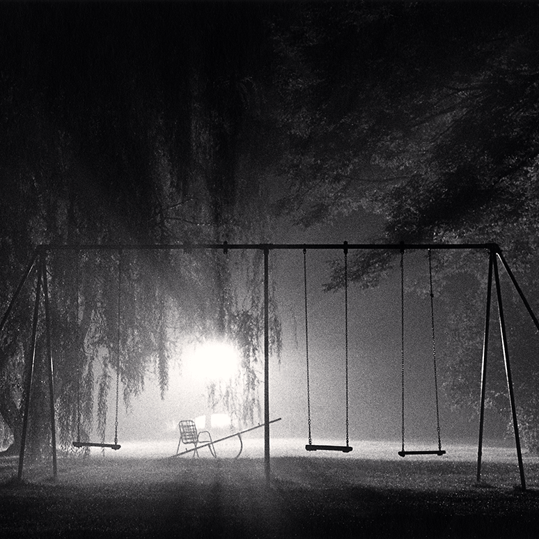 Swings, Catskill Mountains, New York, New York, USA. 1977