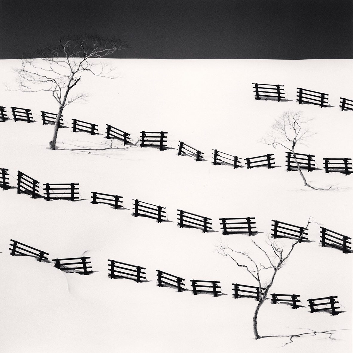 Thirty One Snow Fences, Bihoro, Hokkaido, Japan. 2016