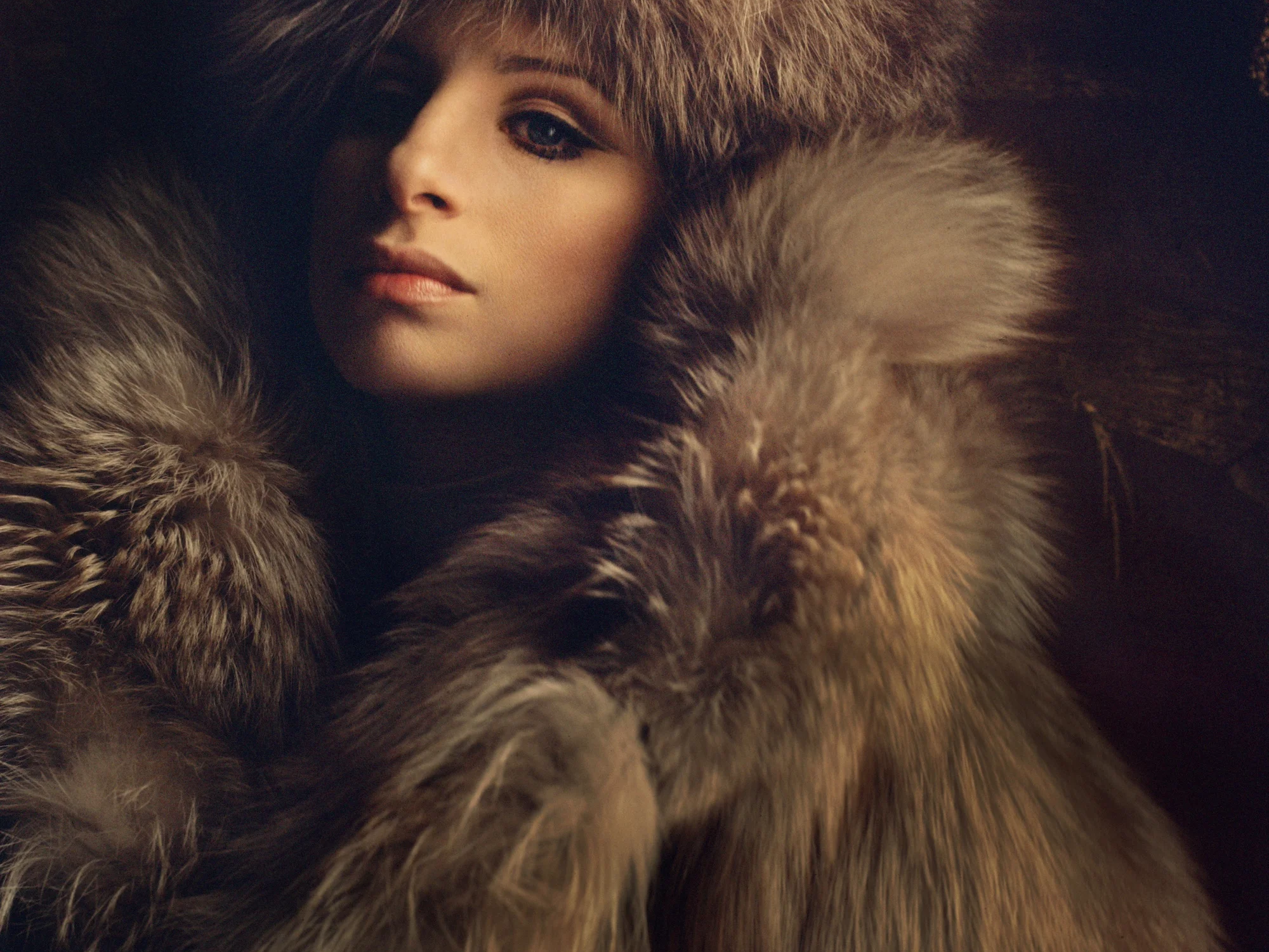 Barbara Streisand, Fur Coat, 1969