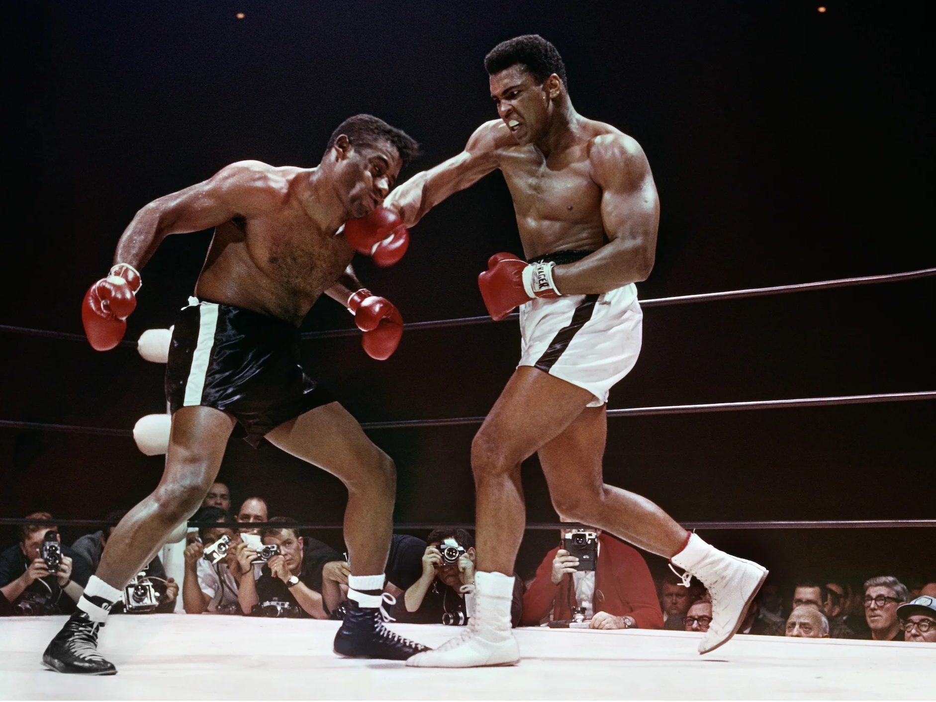 Muhammad Ali defeating Floyd Patterson, Las Vegas, November 1965