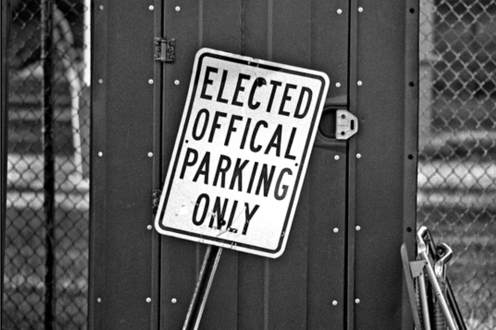 Elected Official Parking 1980's